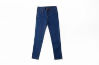Women Denim Pants Custom Logo High Quality 100% Cotton Washed Straight Loose Fitting Wide Leg High Waist Plus Size Women's Jeans