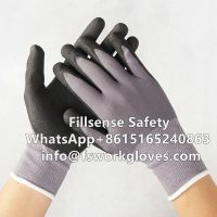 15Gauge Nylon Spandex Liner Nitrile Foam Coated Gloves