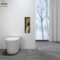 Selling 304 Golden Color Stainless Steel Bathroom Niche