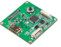 Interface board for zoom camera with SY visca protocol