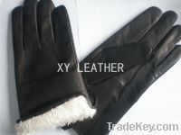 woman's leather glove