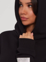DELMA Women's hoodie black