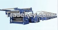 Fabric leather heat setting coating machine