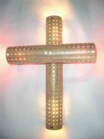 Sell wooden cross wall lamp