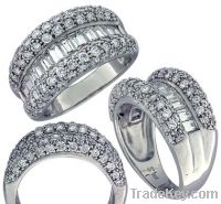 Sell Fashion Sterling Silver CZ Ring