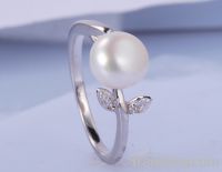 Sell Sterling Silver Pearl Ring 