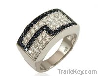 Sell fashion& costume silver jewelry ring (WSHJG01433R)