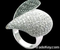 Sell New fashion jewelry silver jewelry ring (WSRDI01546-1)