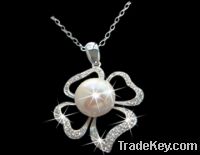 Sell 925 silver fresh water pearl pendant(WSPHR06403)