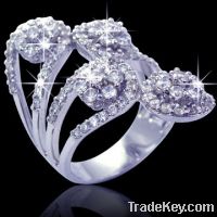 Sell fashion jewelry silver ring (WSRHS00216)