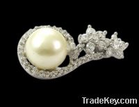 Sell 925 Silver Pearl Pendant Jewellery(WSPHS01908)
