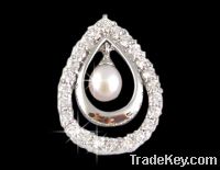 Sell 925 Silver Fresh Water Pearl Pendant(WSPWV00288)