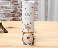Exquisite food grade cosmetic bottle paper tube packaging, customized design paper tube