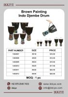 Painting Indo Djembe Drum