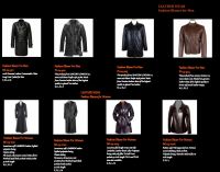 Leather Fashion Blazer Men/Women