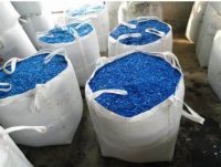 BUY CLEAN RECYCLED HDPE BLUE DRUM PLASTIC SCRAPS, BLUE HDPE