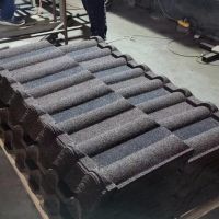 Stone Coated Steel Roof Tile, Size Thickness Customized Stone Coated Steel Roofing Tiles