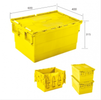 Seling PP  plastic box with hinged lid