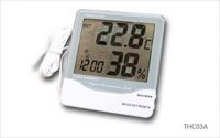 Sell THC03A Indoor outdoor Thermohygrometer with clock