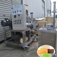 Wholesale industrial Hotel Body transparent soap bar extruder plodder equipment line making machine