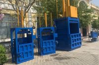 40DC Hydraulic carton baling press machine / Vertical plastic scrap baler / Waste plastic bottle press