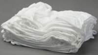 New 100% POLYESTER White Wiping Rags