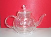 Sell double wall glass teapot