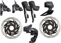 Authentic New SRAM Force eTap AXS 2X HRD Groupset Black, D1/Flat Mount/Centerlock Rotors