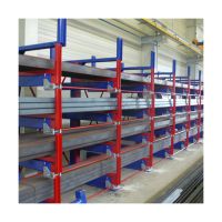 Long Pipe Storage Racking system Heavy duty Crank out Cantilever Racking