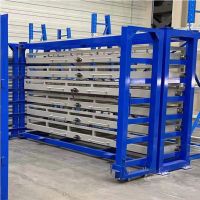 Sheet Metal Storage Tower Warehosuse Space saver Roll out Sheet Metal Storage Rack system