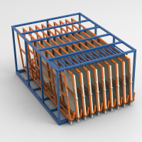 Vertical & Horizontal Plate Metal Storage Material handling Rack Systems