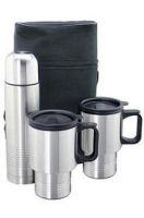 Sell 4-Piece Stainless Steel Travel Mug & Thermos Set