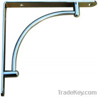 C-shaped metal shelf bracket