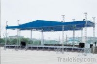 Sell aluminum stage with lighting truss system roof system