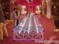 Sell Aluminum Portable Stage Decoration Wedding Stage Glass Stage LED