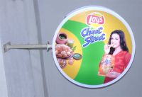 Sell PVC Banner, Banner Stand, Body Graphics, Lollipop Round Glow Sign