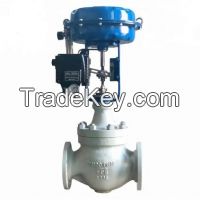 China diaphragm actuated single seat control valve