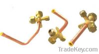 Brass split valve for air conditioner, brass valve