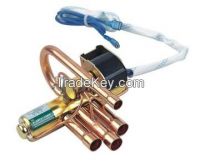 4 way reversing valve for air conditioner (air conditioning brass valve with coil)