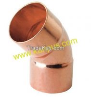 45 degree copper elbow, copper fitting, ACR parts