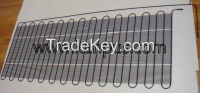 Wire tube condenser for refrigerator, HVAC/R condenser, freezer condenser