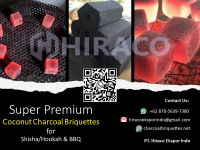 Cube Coconut Shell Charcoal Briquette For Shisha And BBQ