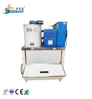 1Ton Small Water Cooled SS304 Commercial Freshwater Flake Ice Machine For Supermarket