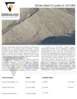 Recycled Cryolite for Aluminium Smelters 5-40 mm