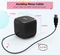Selling USB Computer Speaker, PC Speakers for Desktop Computer, Small Laptop Speaker with Hi-Quality Sound, Loud Volume and Rich Bass-F0006