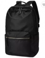 European and American nylon men's adult backpack black classic bag men's casual bag durable laptops backpack water resistant college school computer backpacks