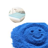 MSDS Test Cool Mattress PU Foam Chemical Raw Material Blue