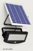 Solar powered motion sensor LED Light