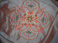 Sell  embroidery  taffeta fabric