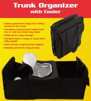 trunk organizer with cooler bag, trunk organizer with cooler, organizer